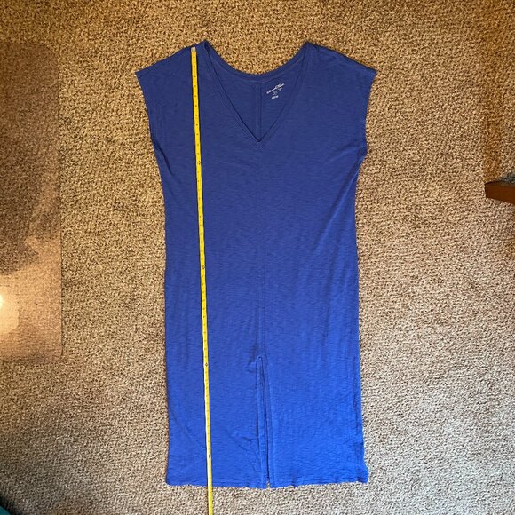 Size XL Universal Thread short sleeve, cobalt blue midi T-shirt dress - Picture 5 of 8